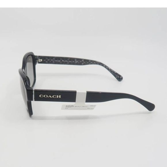 COACH HC8232 5510/11 New Black/Gray Gradient Rectangle Women's Sunglasses - Picture 4 of 7
